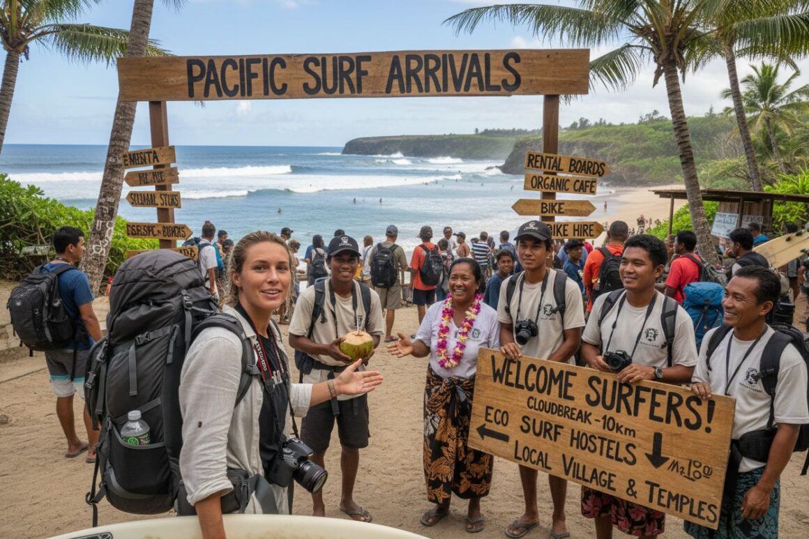 surf tourism arrival