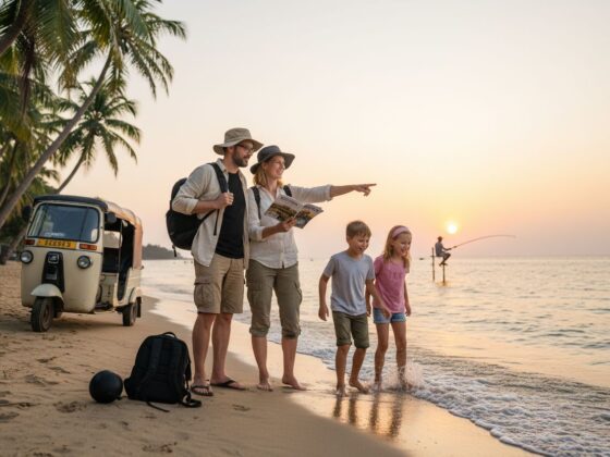 Sri Lanka family beach